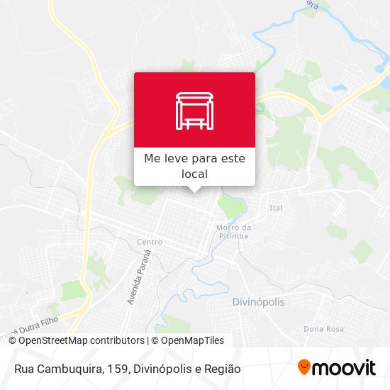 Rua Cambuquira, 159 mapa