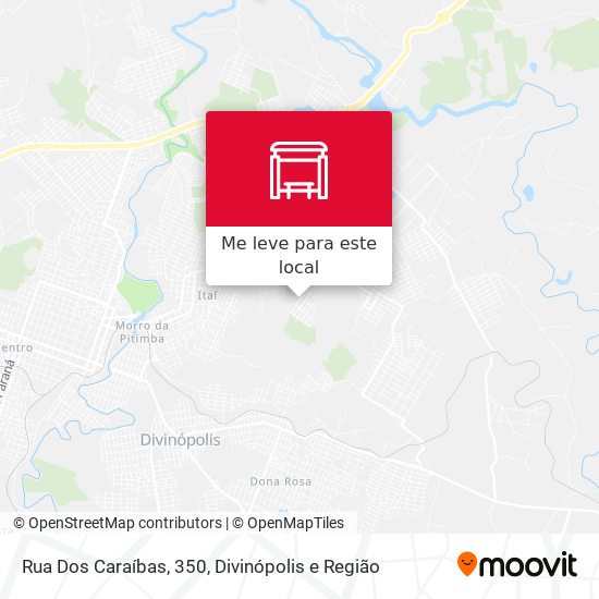 Rua Dos Caraíbas, 350 mapa