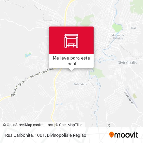 Rua Carbonita, 1001 mapa