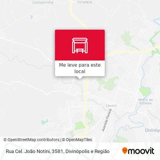 Rua Cel. João Notini, 3581 mapa