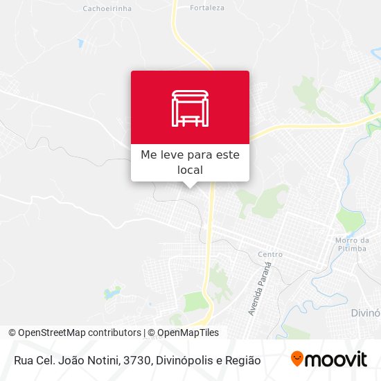 Rua Cel. João Notini, 3730 mapa