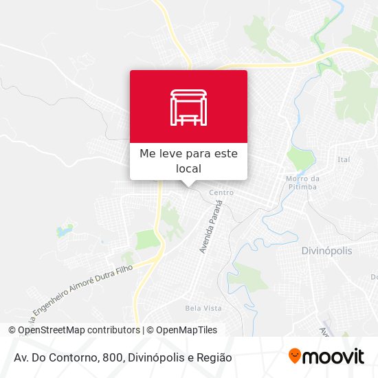Av. Do Contorno, 800 mapa