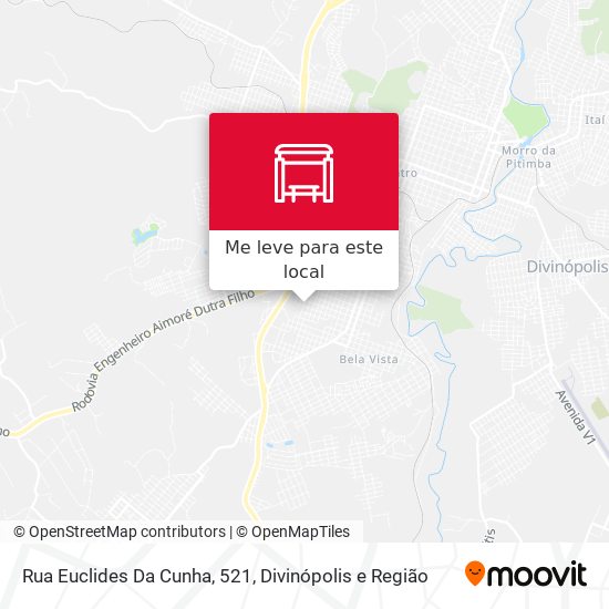 Rua Euclides Da Cunha, 521 mapa