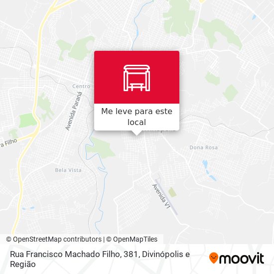 Rua Francisco Machado Filho, 381 mapa