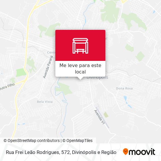 Rua Frei Leão Rodrigues, 572 mapa