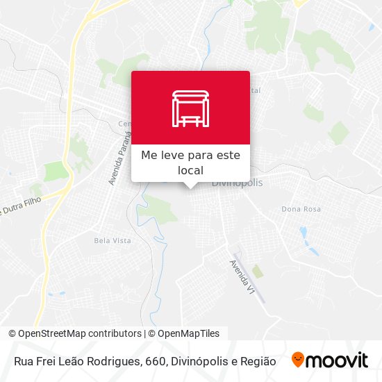 Rua Frei Leão Rodrigues, 660 mapa