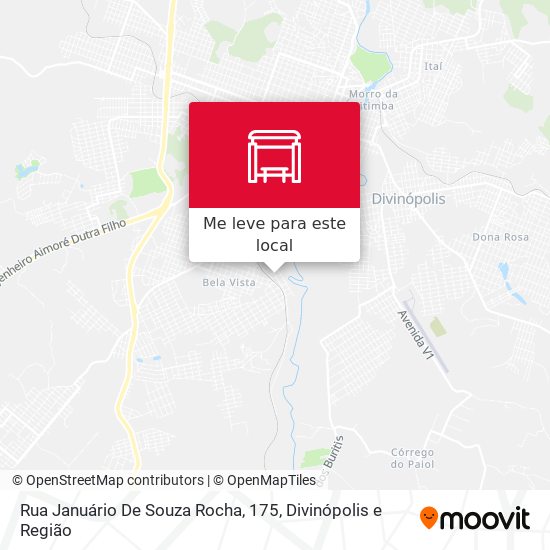 Rua Januário De Souza Rocha, 175 mapa