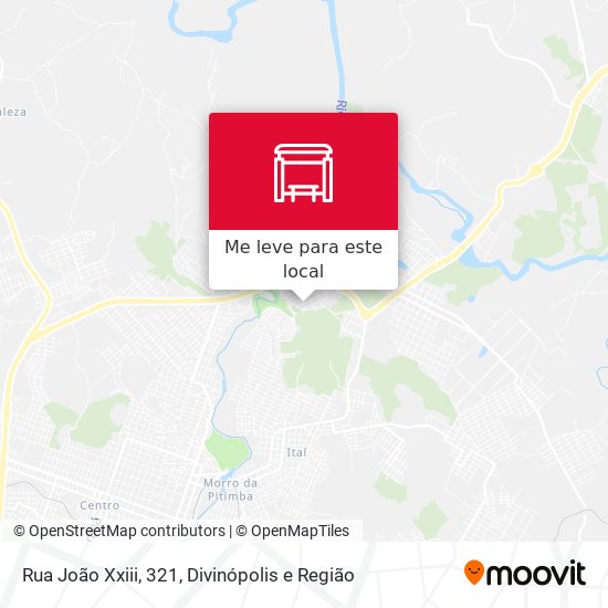 Rua João Xxiii, 321 mapa