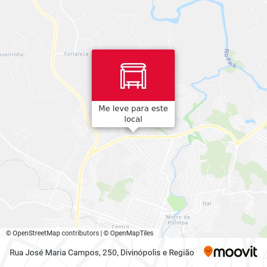 Rua José Maria Campos, 250 mapa