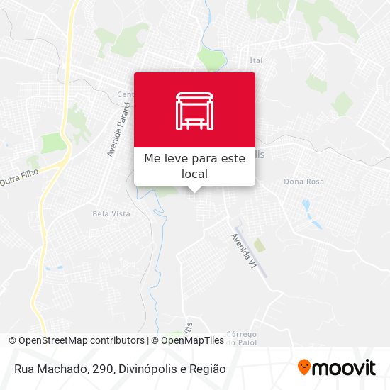 Rua Machado, 290 mapa