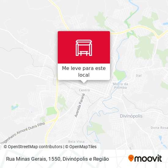 Rua Minas Gerais, 1550 mapa