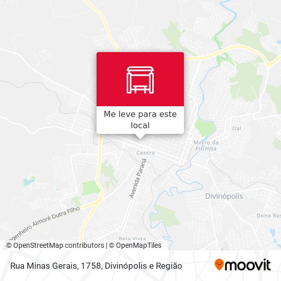 Rua Minas Gerais, 1758 mapa