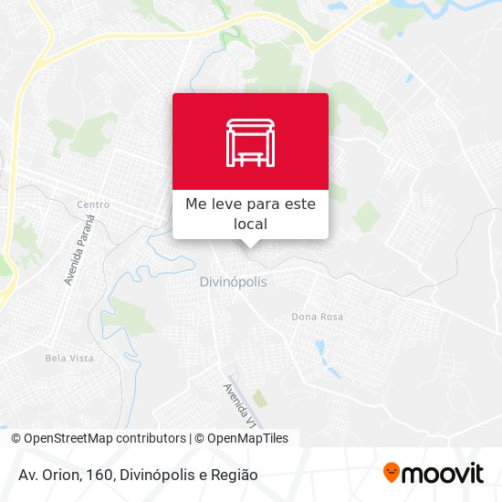 Av. Orion, 160 mapa