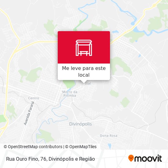 Rua Ouro Fino, 76 mapa