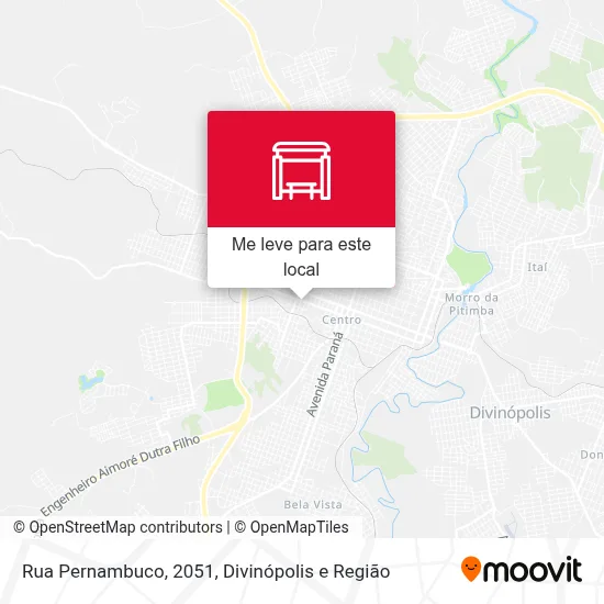Rua Pernambuco, 2051 mapa