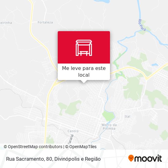 Rua Sacramento, 80 mapa