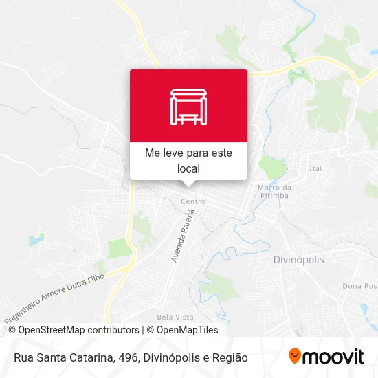 Rua Santa Catarina, 496 mapa