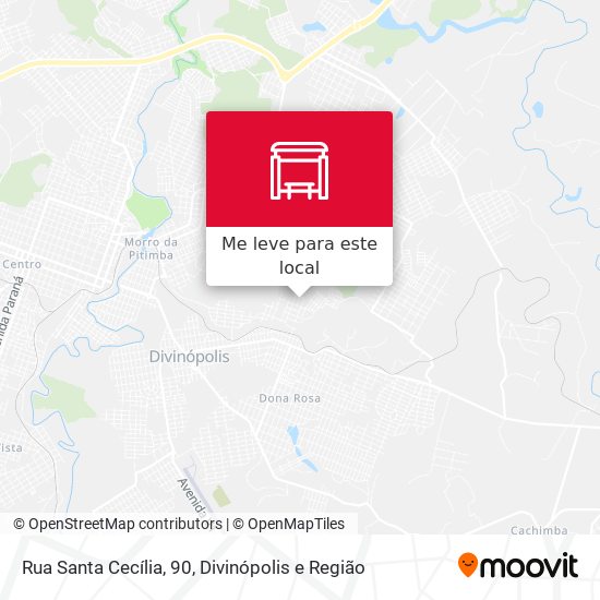 Rua Santa Cecília, 90 mapa
