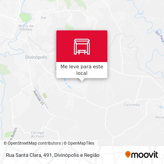 Rua Santa Clara, 491 mapa