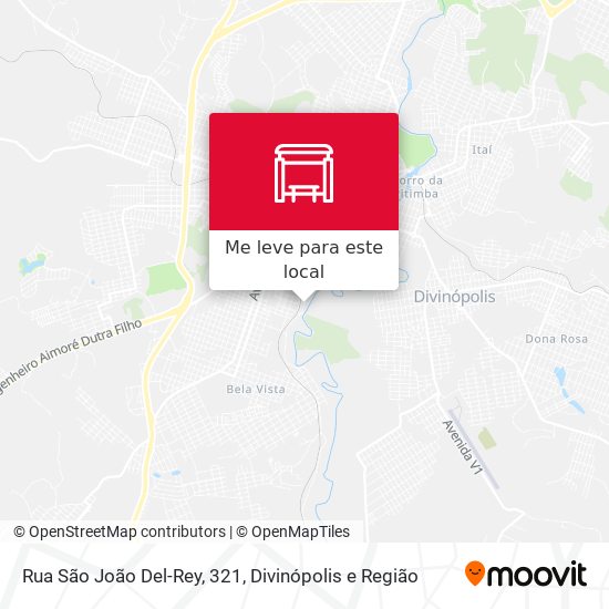 Rua São João Del-Rey, 321 mapa
