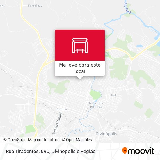 Rua Tiradentes, 690 mapa