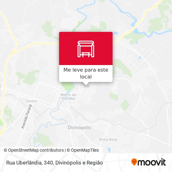 Rua Uberlândia, 340 mapa