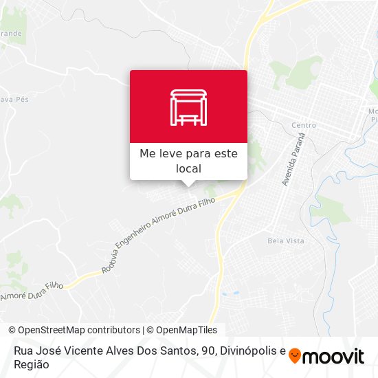 Rua José Vicente Alves Dos Santos, 90 mapa