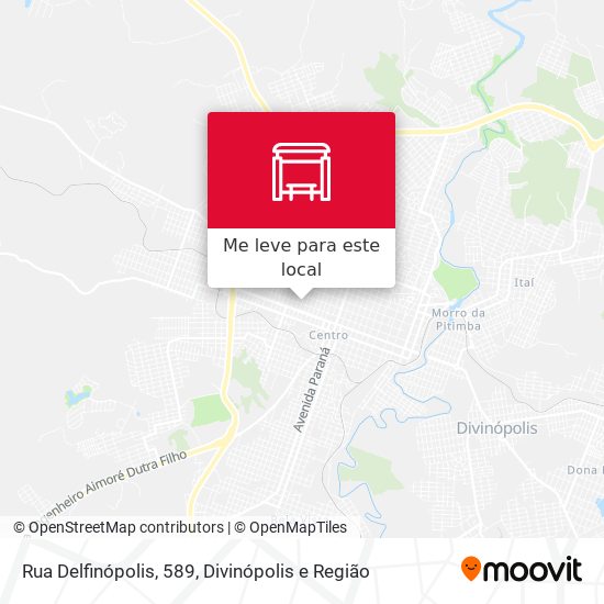 Rua Delfinópolis, 589 mapa