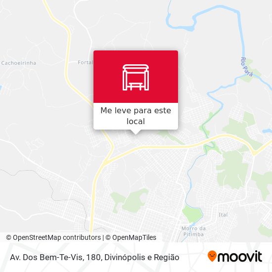 Av. Dos Bem-Te-Vis, 180 mapa