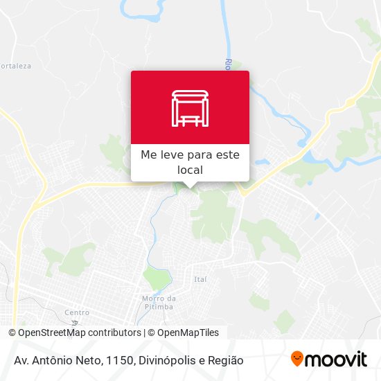 Av. Antônio Neto, 1150 mapa