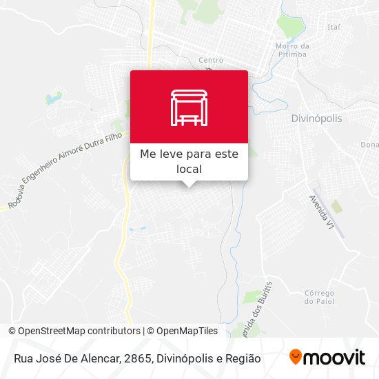 Rua José De Alencar, 2865 mapa
