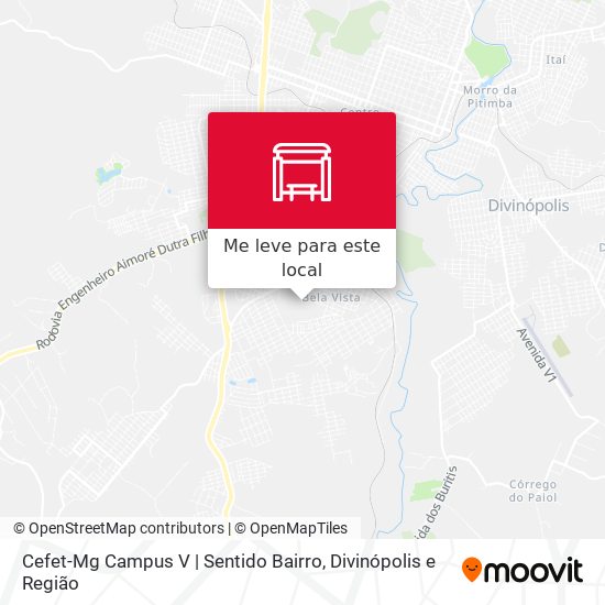 Cefet-Mg Campus V | Sentido Bairro mapa