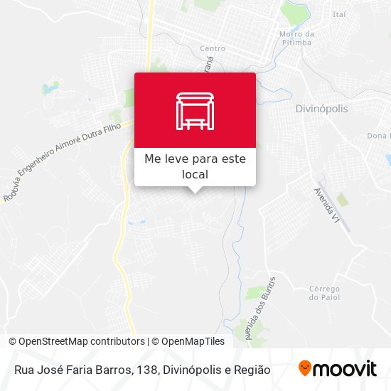 Rua José Faria Barros, 138 mapa