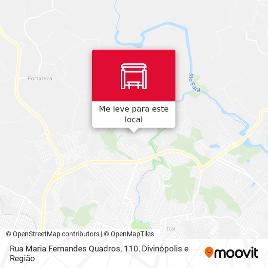Rua Maria Fernandes Quadros, 110 mapa