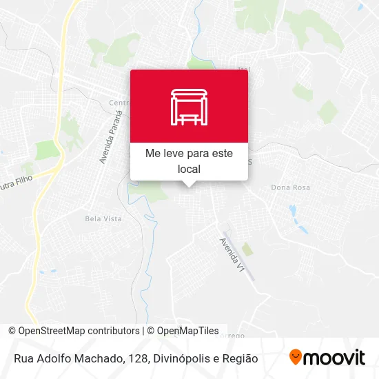 Rua Adolfo Machado, 128 mapa
