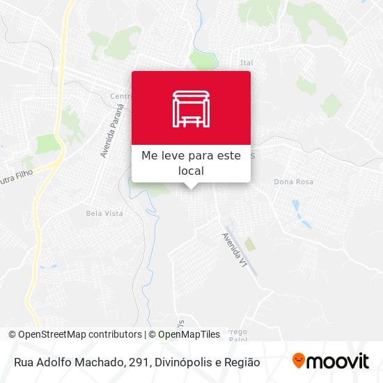 Rua Adolfo Machado, 291 mapa