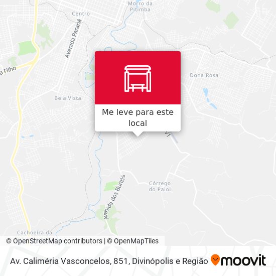 Av. Caliméria Vasconcelos, 851 mapa
