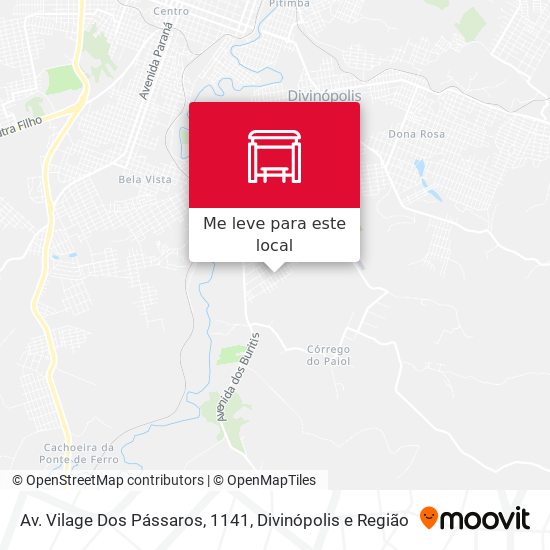 Av. Vilage Dos Pássaros, 1141 mapa