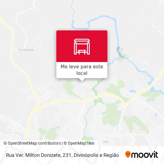 Rua Ver. Milton Donizete, 231 mapa