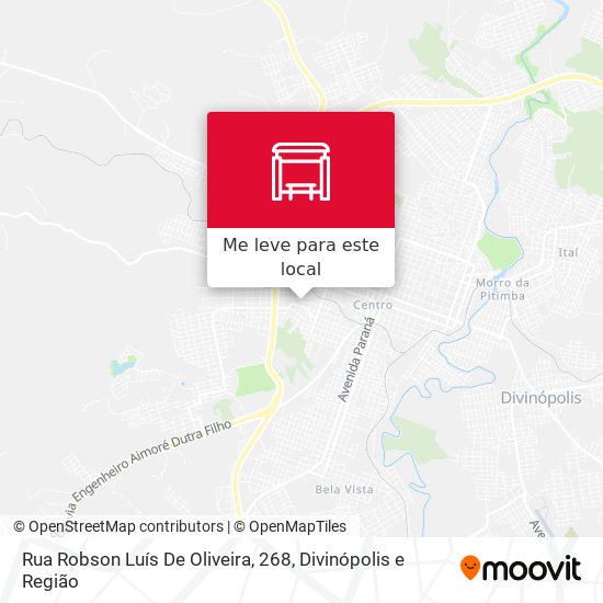 Rua Robson Luís De Oliveira, 268 mapa