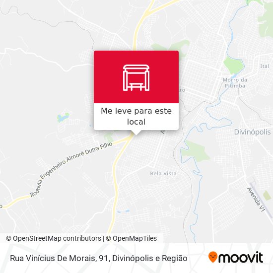 Rua Vinícius De Morais, 91 mapa
