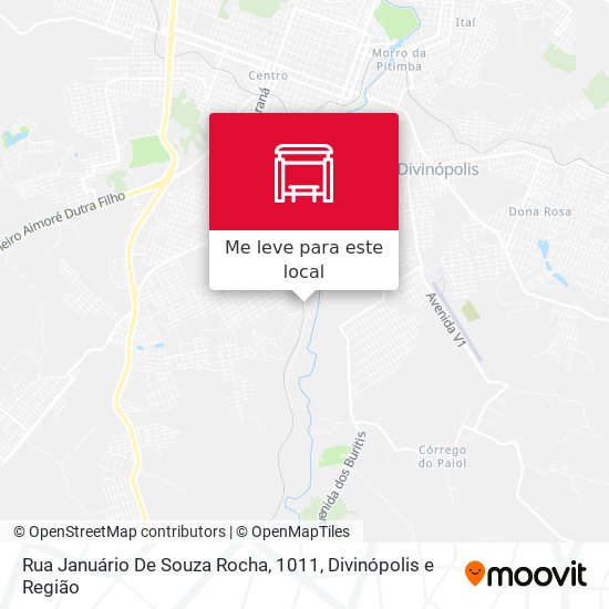 Rua Januário De Souza Rocha, 1011 mapa