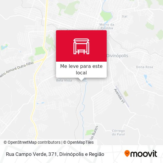 Rua Campo Verde, 371 mapa