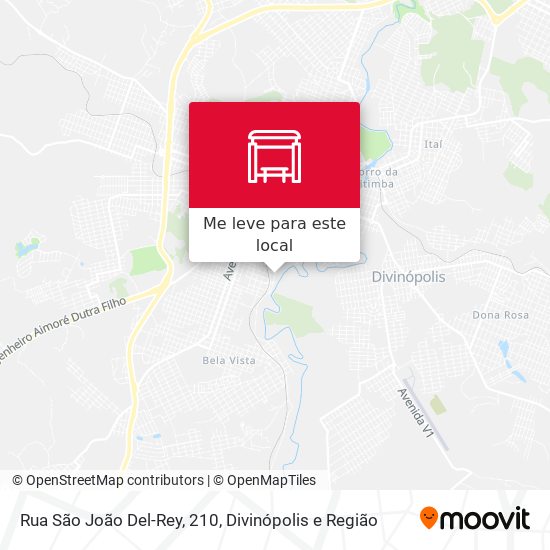 Rua São João Del-Rey, 210 mapa