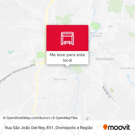 Rua São João Del-Rey, 851 mapa