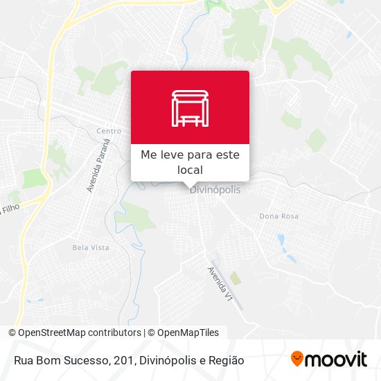 Rua Bom Sucesso, 201 mapa