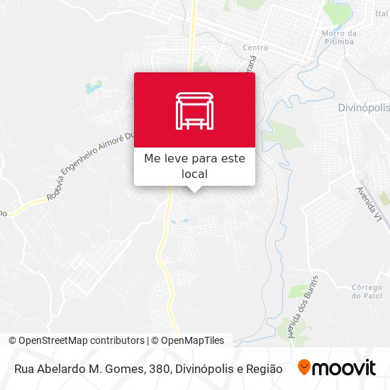 Rua Abelardo M. Gomes, 380 mapa