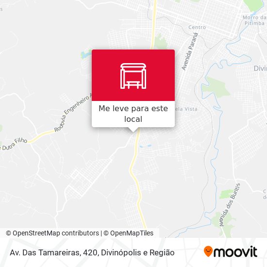 Av. Das Tamareiras, 420 mapa