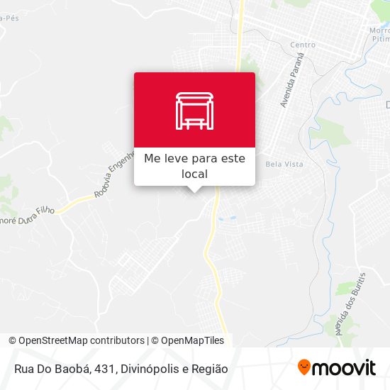 Rua Do Baobá, 431 mapa