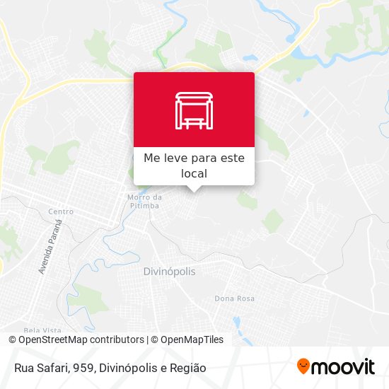 Rua Safari, 959 mapa